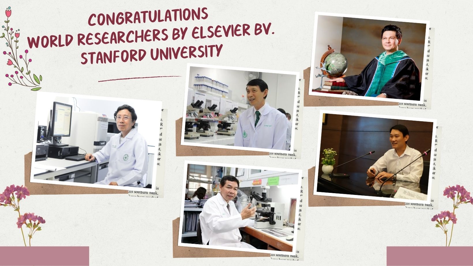 congratulations  world researchers by elsevier bv. stanford university