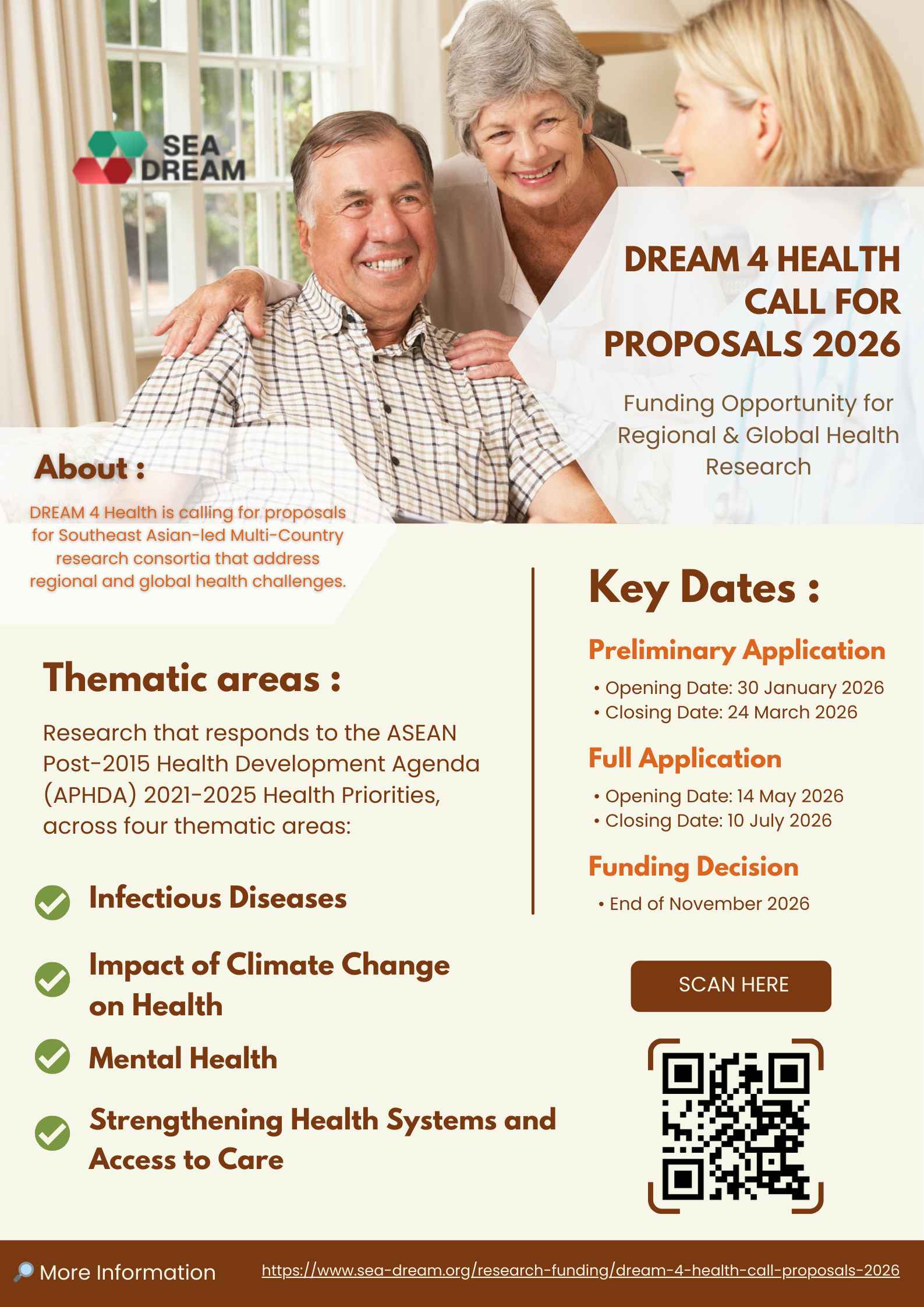 DREAM 4 Health Call for Proposals 2026 